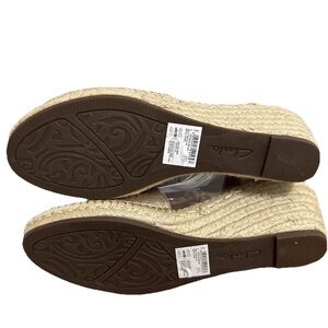 Clarks Artesian Petrina Gold Espadrilles with Strappy Design